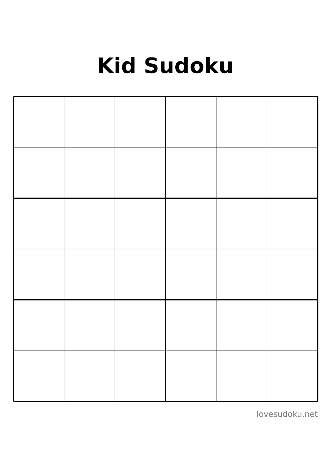 kids sudoku